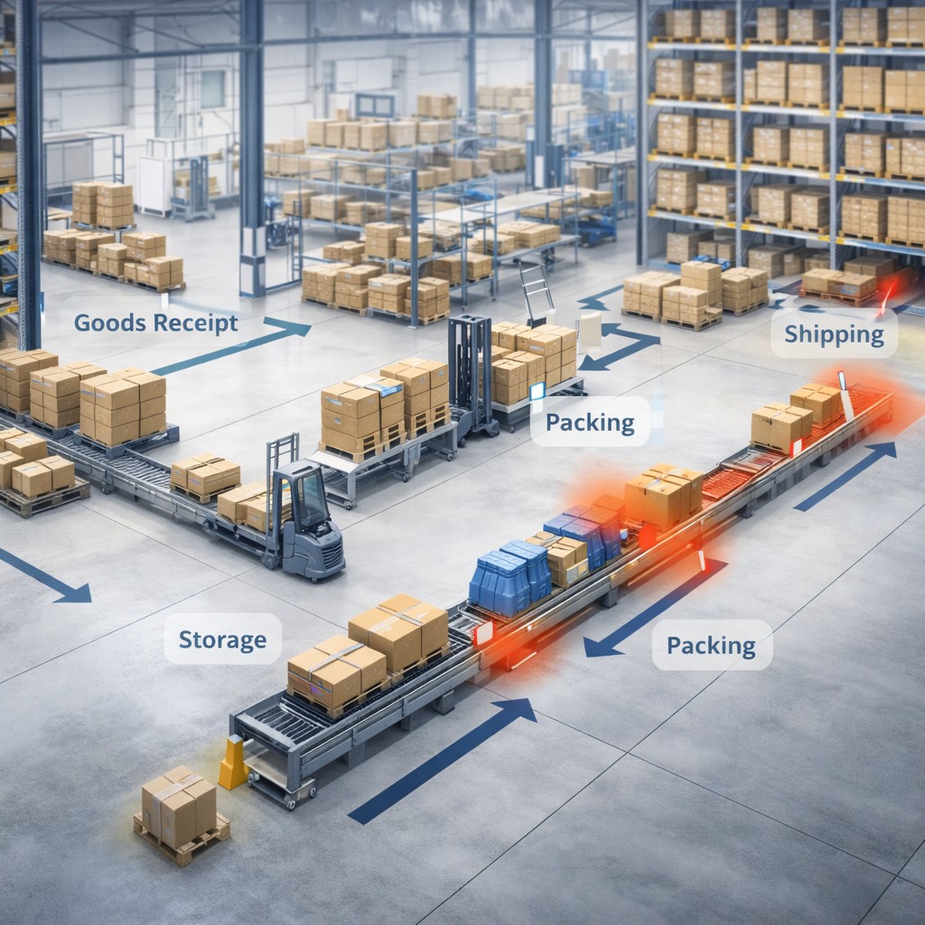 Materialflussanalyse (Beispielbild)