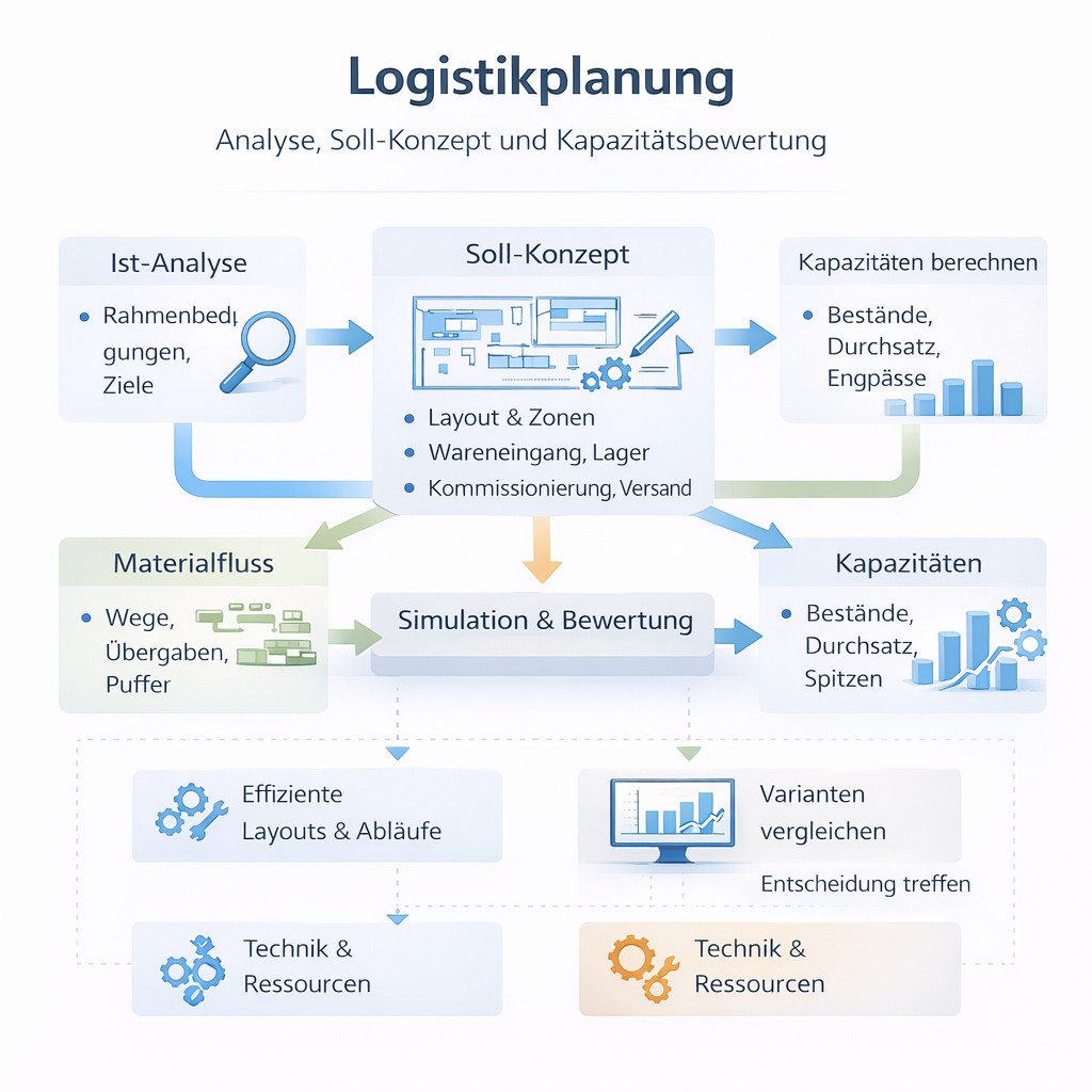 Logistikplanung (Beispielbild)